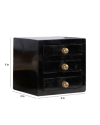 Wenge Vintage Table Collectible 3 Drawers Wenge Vintage Table Collectible 3 Drawers